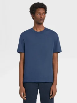 Utility Blue 12milmil12 Wool T-shirt
