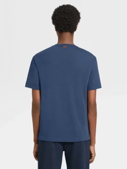 Utility Blue 12milmil12 Wool T-shirt