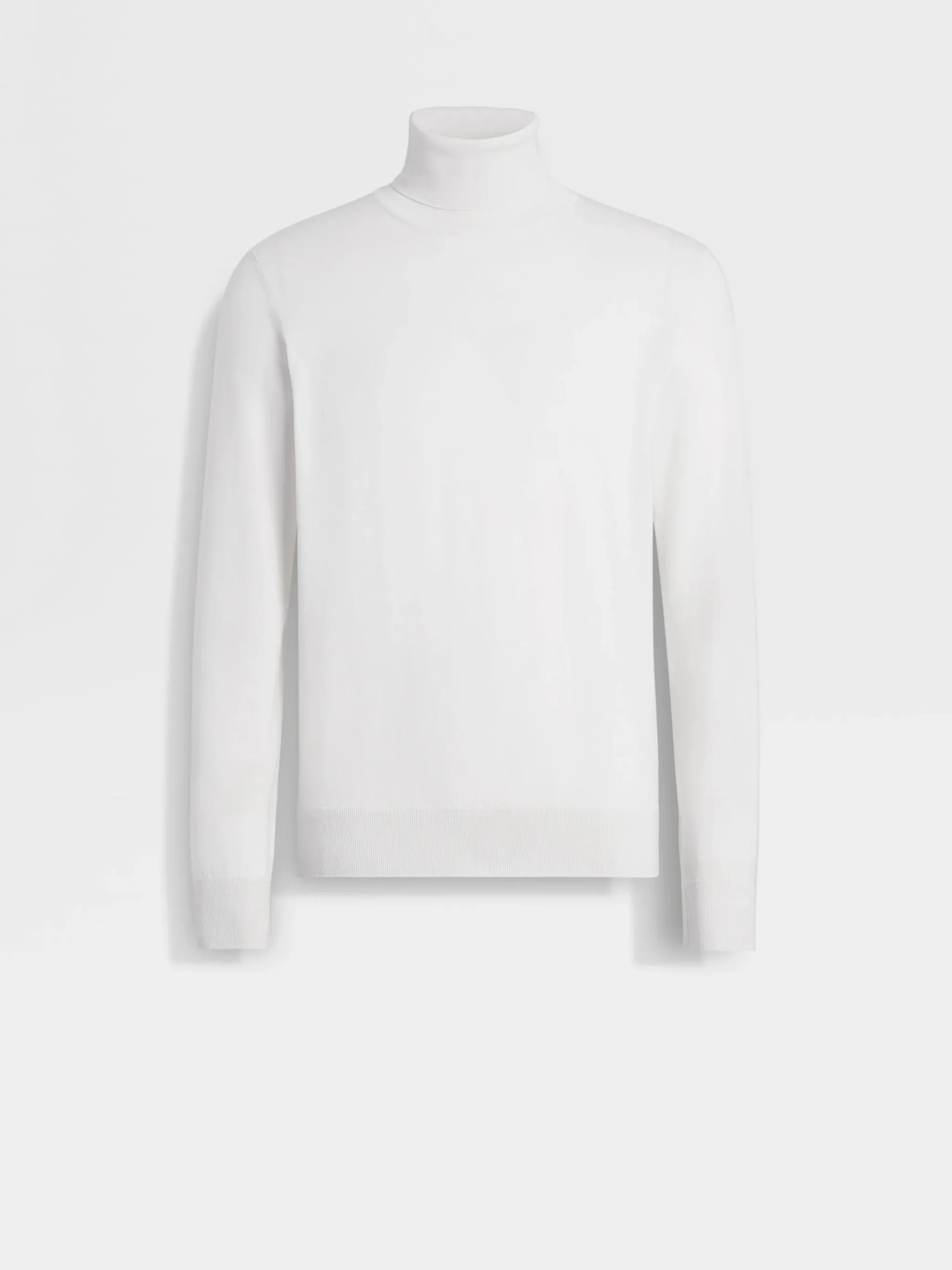 White Cashseta Turtleneck