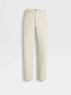 White Cotton Roccia Jeans