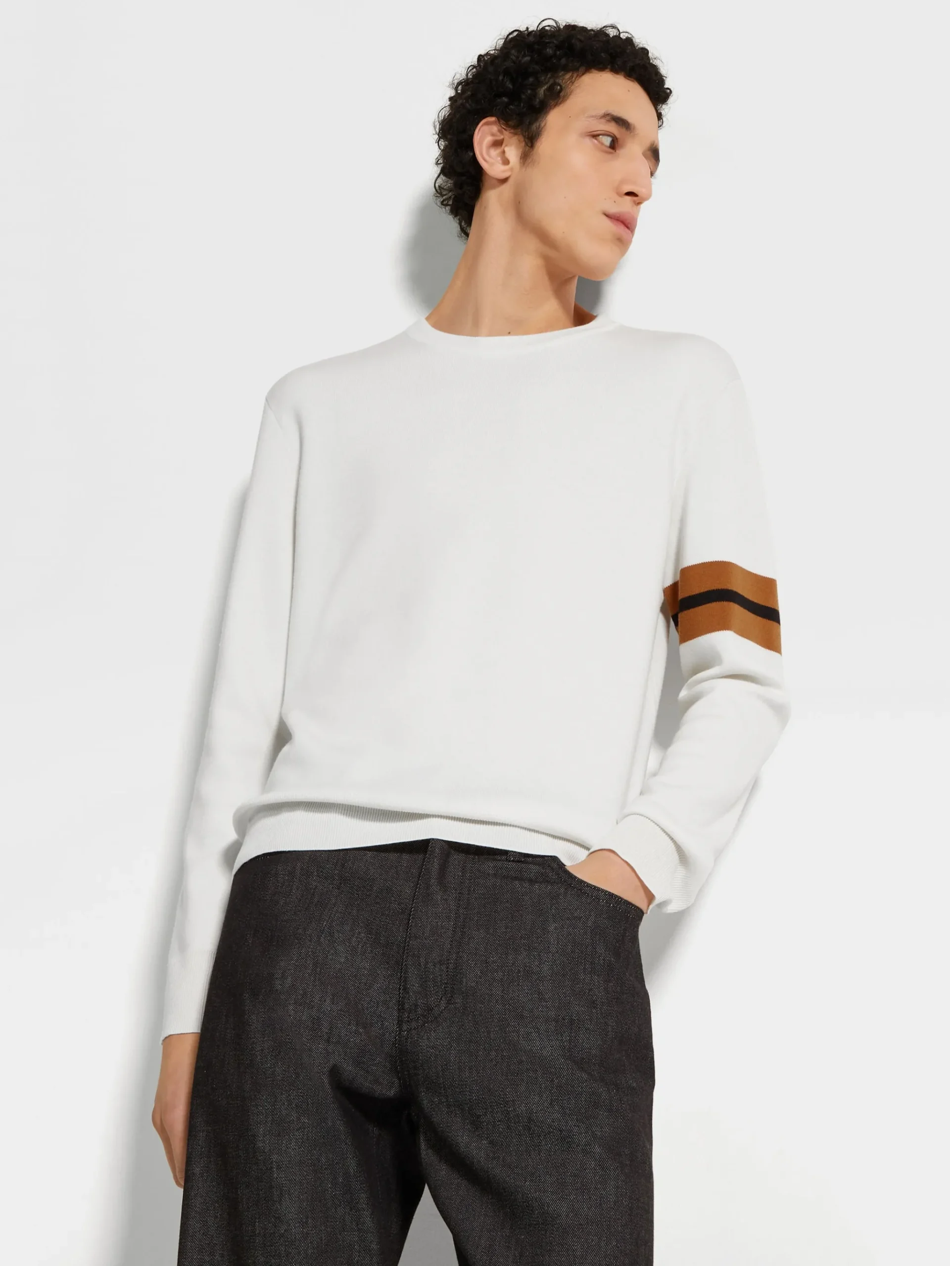 White High Performance™ Wool Crewneck
