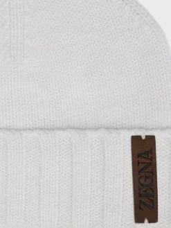 White Oasi Cashmere Beanie