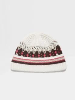 White Oasi Cashmere Beanie