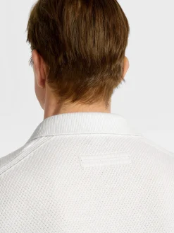 White Oasi Cashmere Polo Shirt