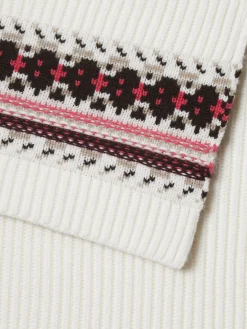 White Oasi Cashmere Scarf