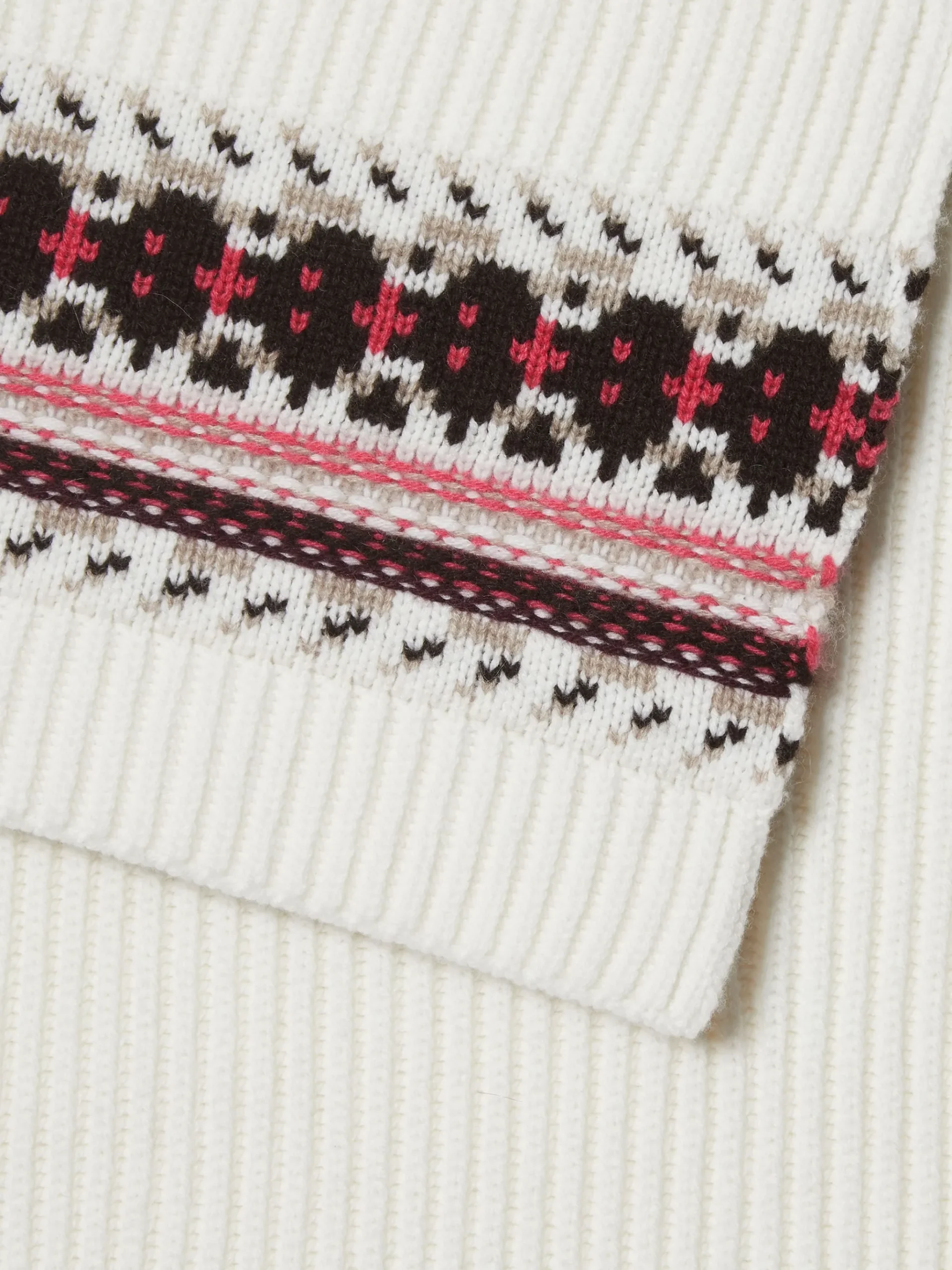 White Oasi Cashmere Scarf