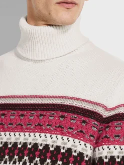 White Oasi Cashmere Turtleneck