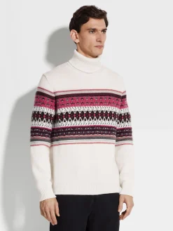 White Oasi Cashmere Turtleneck
