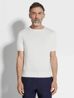 White Premium Cotton Crewneck