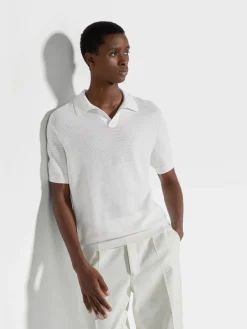White Premium Cotton Polo Shirt