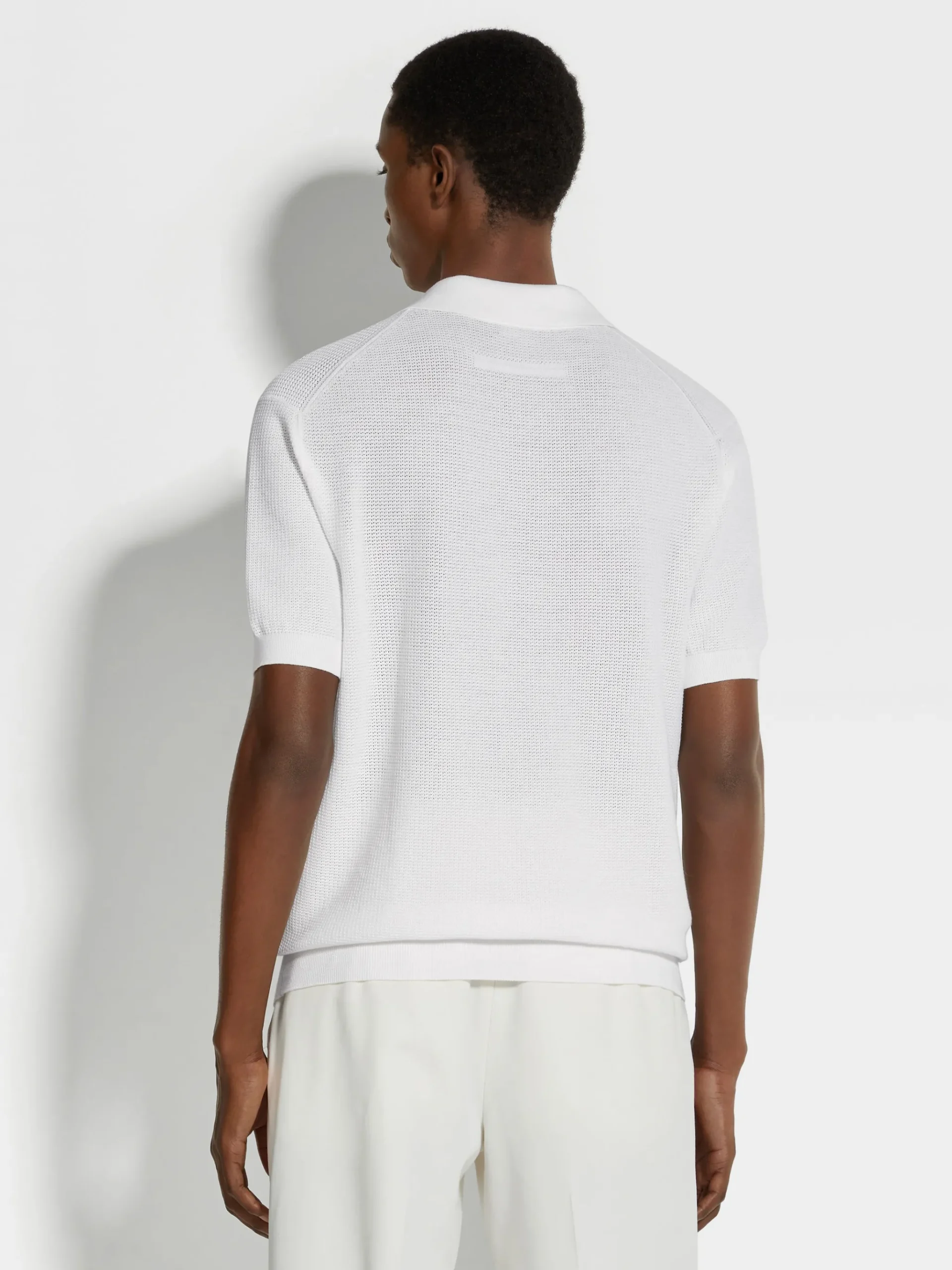White Premium Cotton Polo Shirt