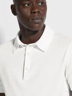 White Premium Cotton Polo Shirt
