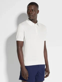 White Premium Cotton Polo Shirt