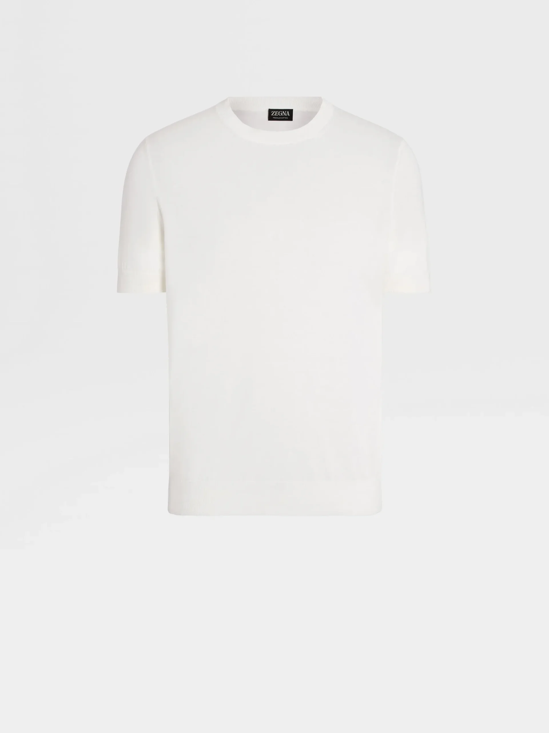 White Premium Cotton T-shirt