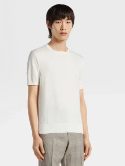 White Premium Cotton T-shirt