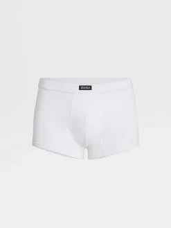 White Stretch Modal Trunks