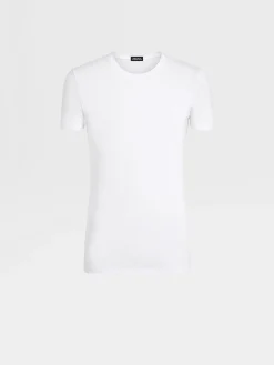 White Stretch Modal T-shirt