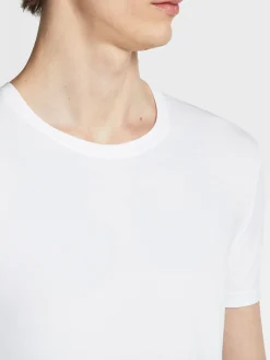 White Stretch Modal T-shirt