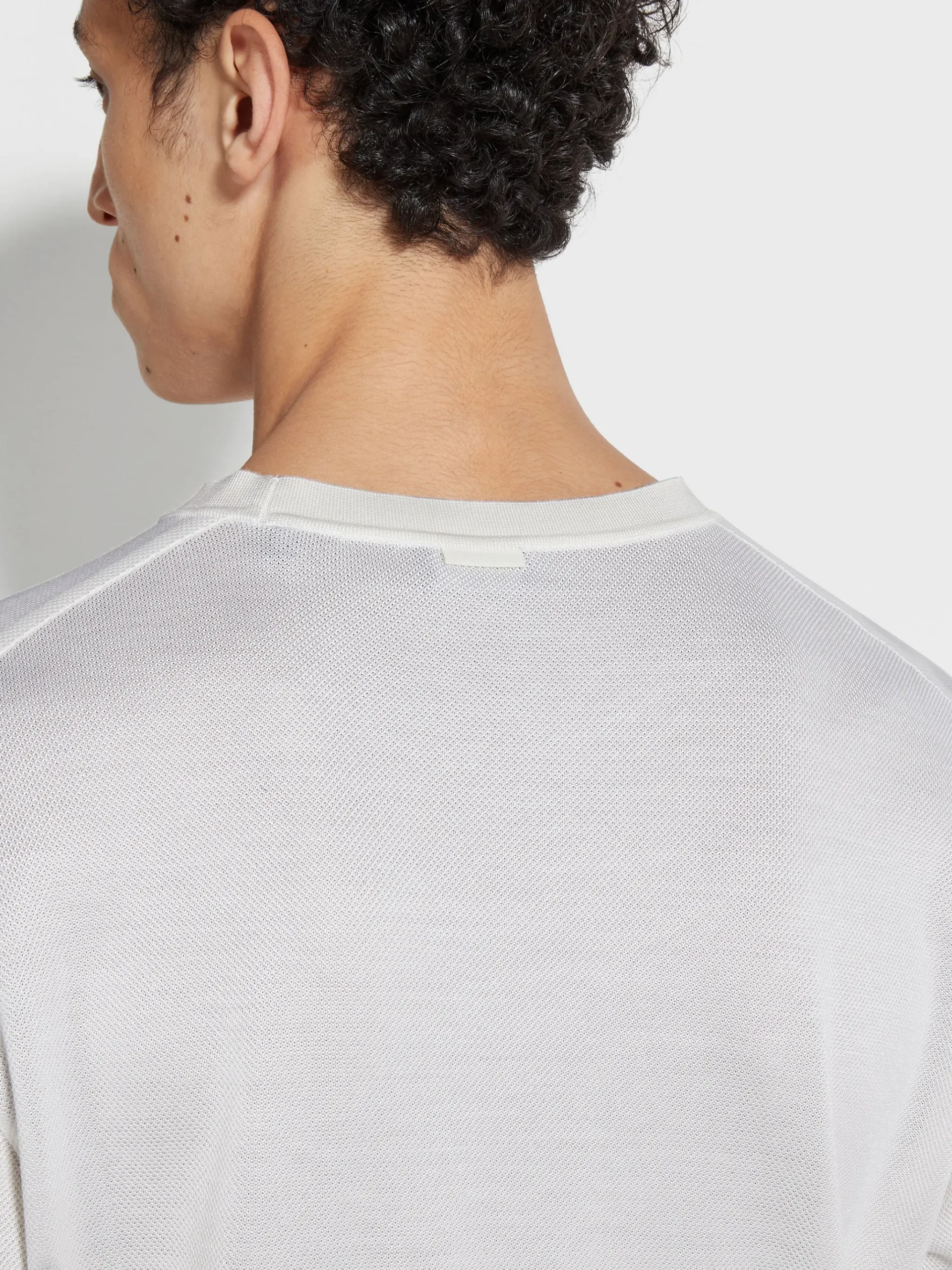 White Zegna Silk T-shirt