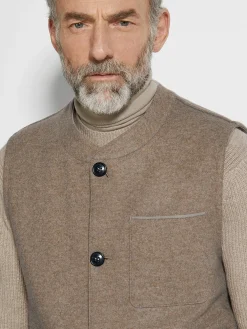 Wool and Cashmere Blend Vest