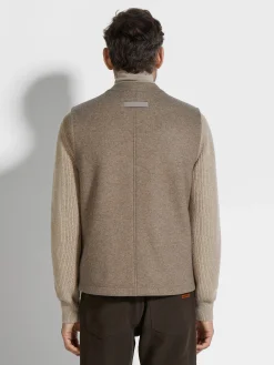 Wool and Cashmere Blend Vest